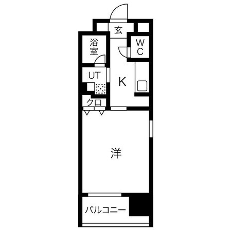 浅間町駅 徒歩6分 9階の物件間取画像